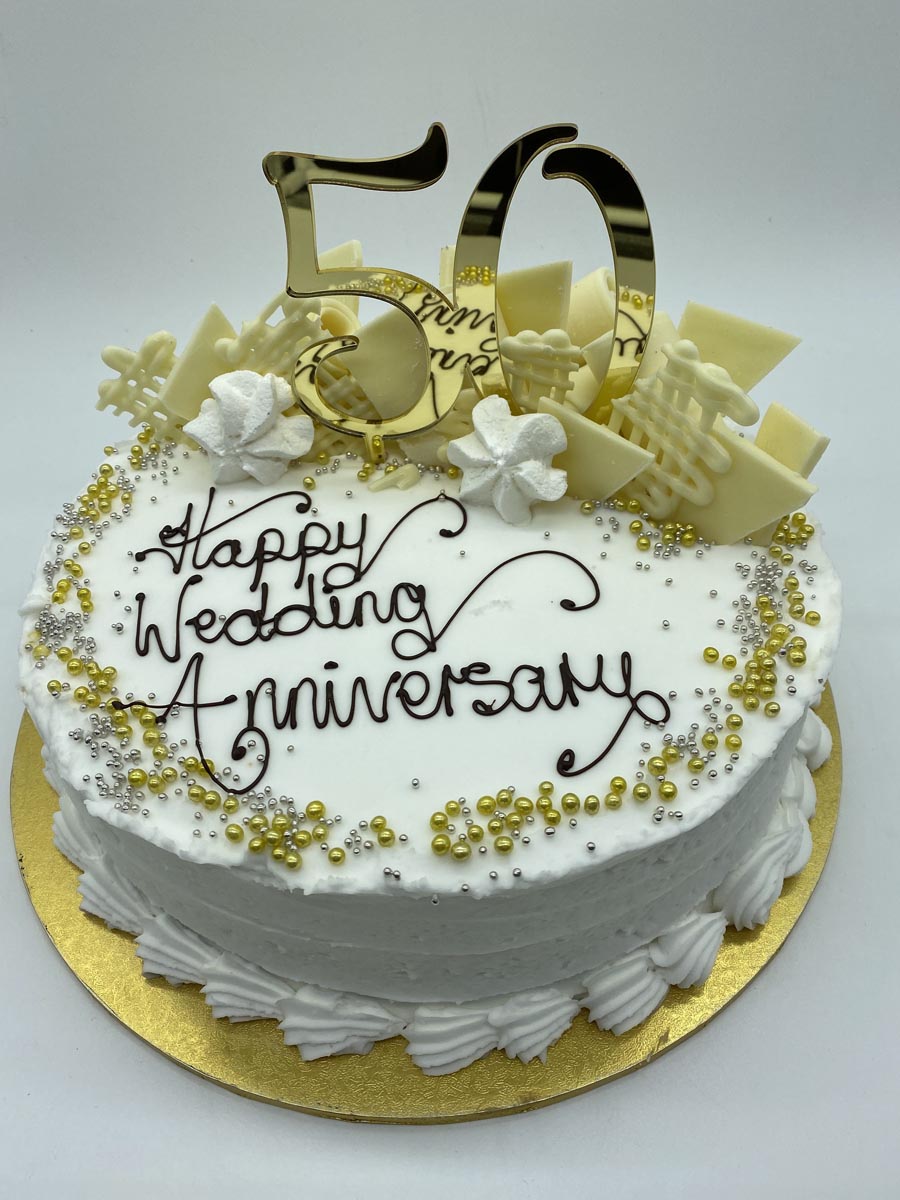 Customised 25 marriage anniversary cake 5 kg pineapple