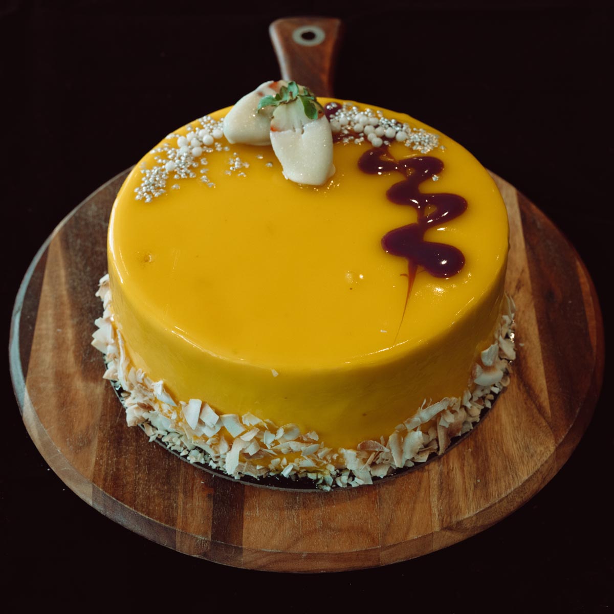 Egg Free Passion Fruit Sponge Cake | Baking Mad